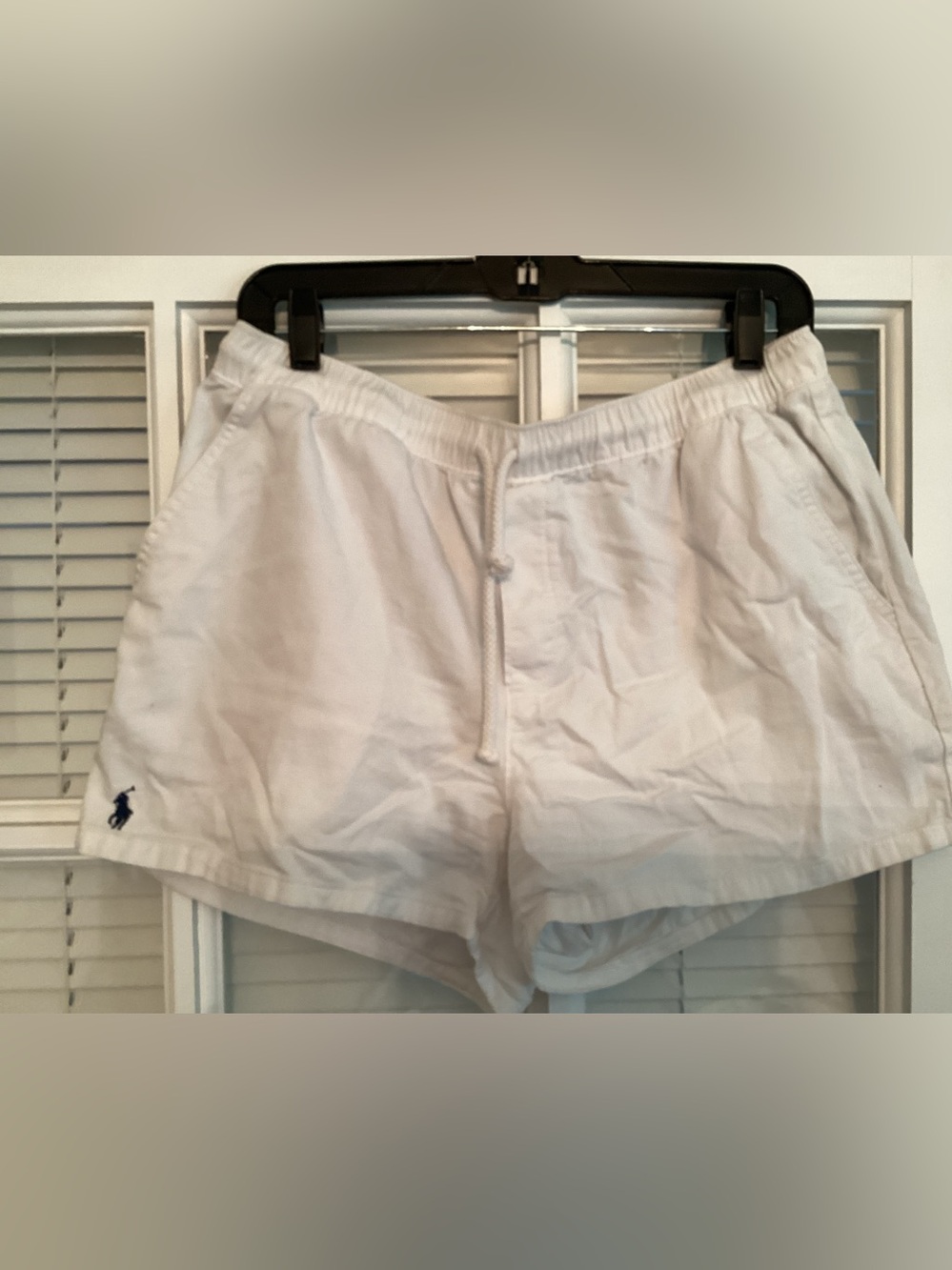 Polo by Ralph Lauren White Athletic Drawstring Shorts